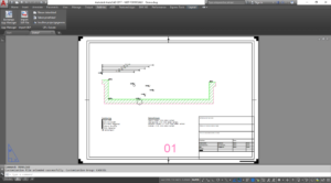 AutoCAD tekening van proefsleuf met kabels en leidingen