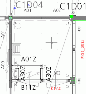 Koderingen in AutoCAD tekening ten behoeven van uittrekstaat