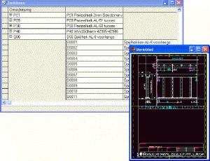 AutoCAD tekening van mono voor productie van spijlhekken