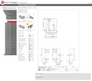 Configurator voor hardglazen deuren